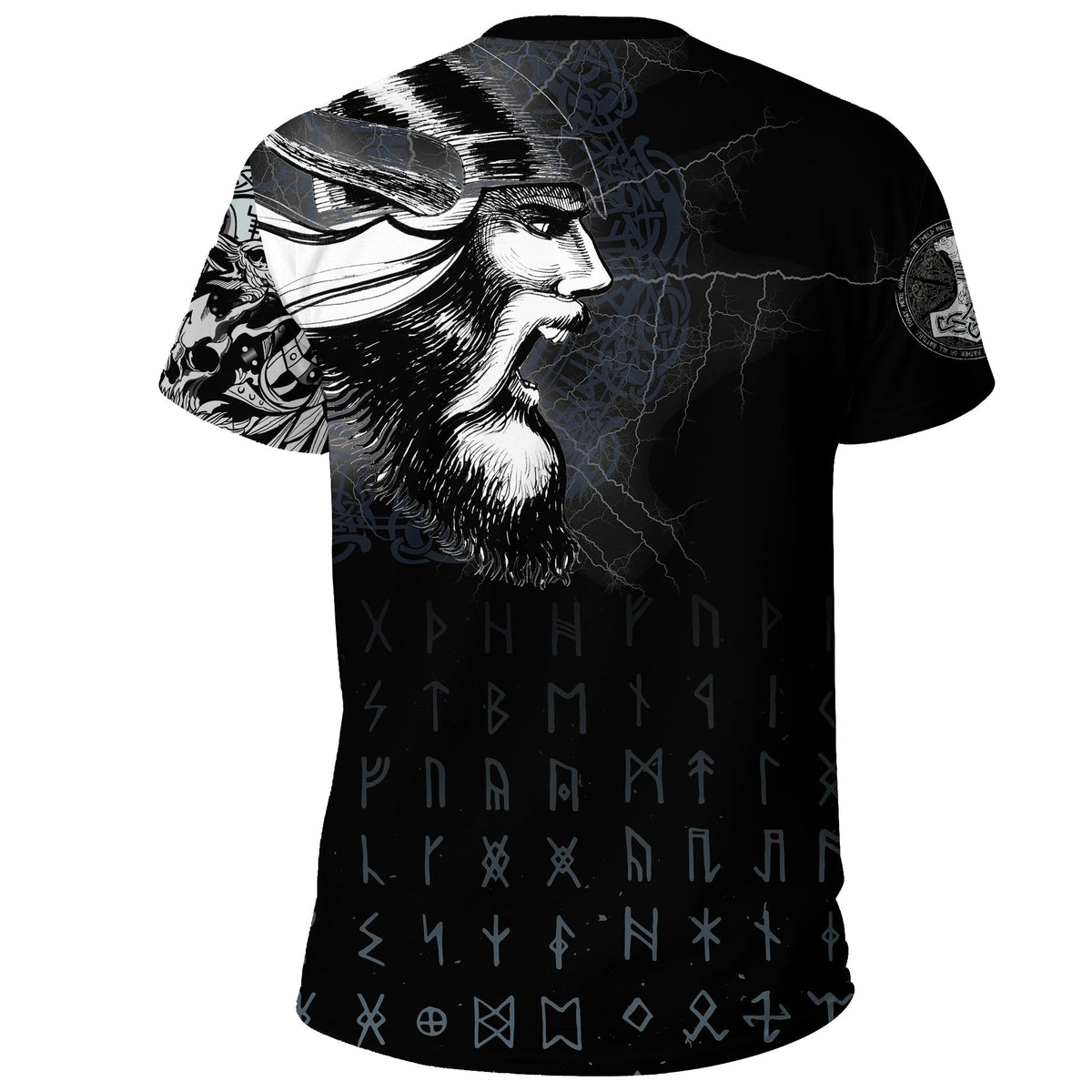 Viking T Shirt Warrior Tattoo 3D RLT12 - Wonder Print Shop