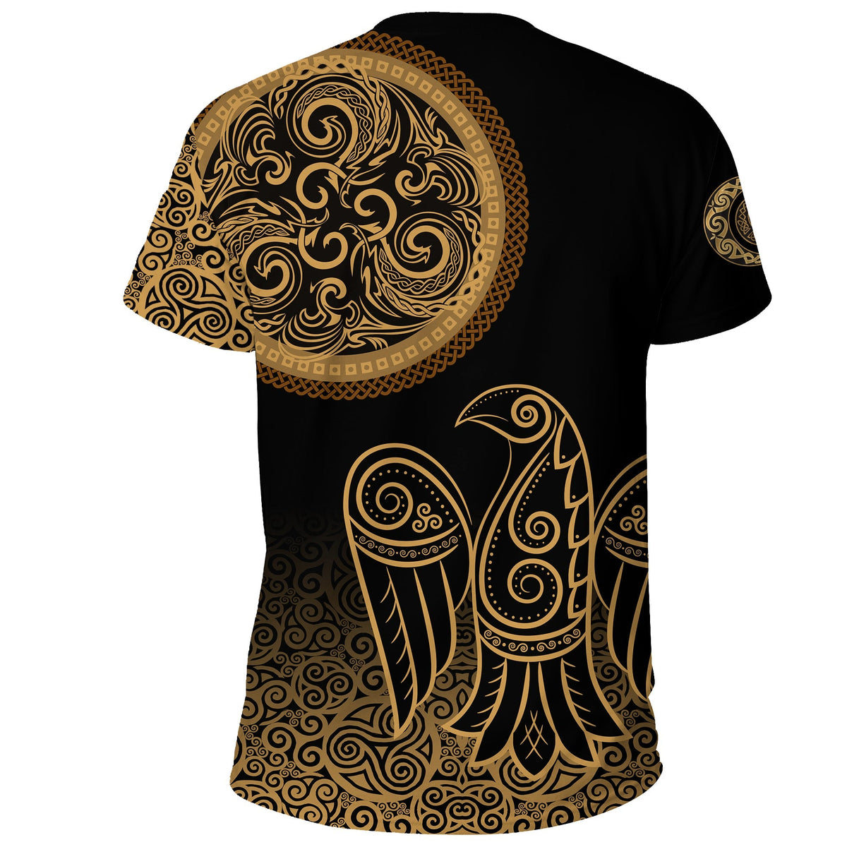 Viking T Shirt Triskele Raven Celtic RLT12 - Wonder Print Shop