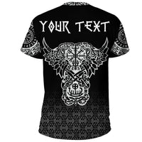 Custom Viking T Shirt Odin And Raven Tattoo RLT12 - Wonder Print Shop