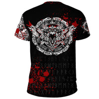 Viking T Shirt, Raven Blood RLT12 - Wonder Print Shop