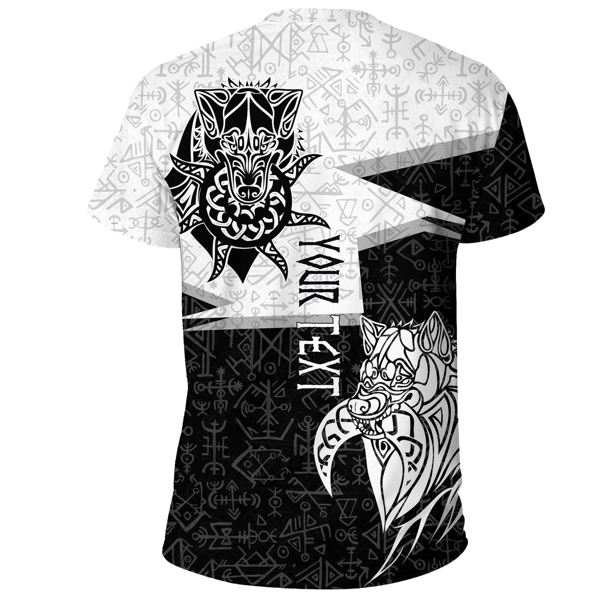 Custom Viking T Shirt Skoll And Hati New Style RLT12 - Wonder Print Shop