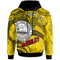 Hawaii President William McKinley High School Custom Hoodie McKinley High School Polynesian Pattern LT10 - Wonder Print Shop