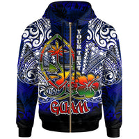 Guam Hoodie Custom Guam independence Day With Polynesian Tattoo Patterns LT10 - Wonder Print Shop