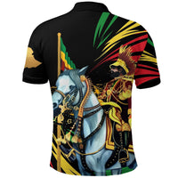 Ethiopia Emperor Haile Selassie Polo Shirt - Wonder Print Shop