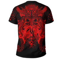 Viking T Shirt, Muninn Tattoo RLT12 - Wonder Print Shop