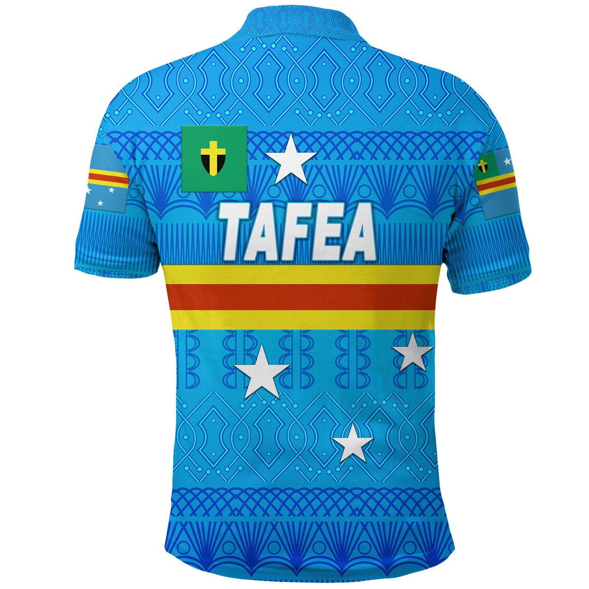 Custom Tafea Province Polo Shirt Vanuatu Pattern Traditional Style LT8 - Wonder Print Shop
