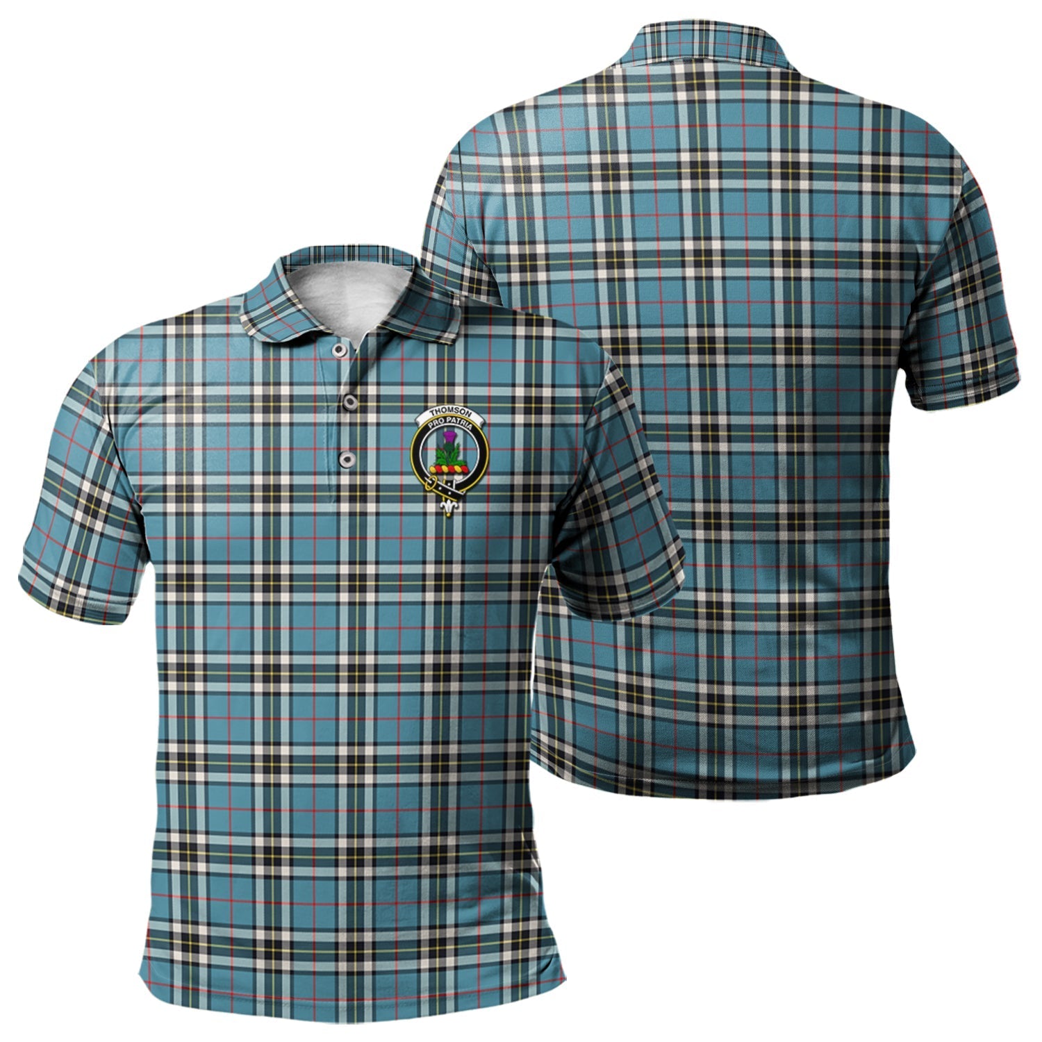 scottish-thomson-clan-crest-tartan-polo-shirt