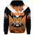 Custom Papua New Guinea Lae Snax Tigers Hoodie Rugby Simple Style Black, Custom Text And Number LT8 - Wonder Print Shop