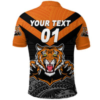 Custom Papua New Guinea Lae Snax Tigers Polo Shirt Rugby Original Style Black LT8 - Wonder Print Shop