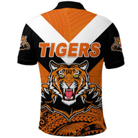 Papua New Guinea Lae Snax Tigers Polo Shirt Rugby Simple Style Black LT8 - Wonder Print Shop