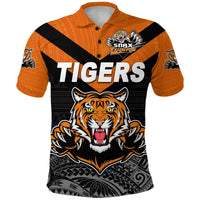 Papua New Guinea Lae Snax Tigers Polo Shirt Rugby Original Style Black LT8 - Wonder Print Shop
