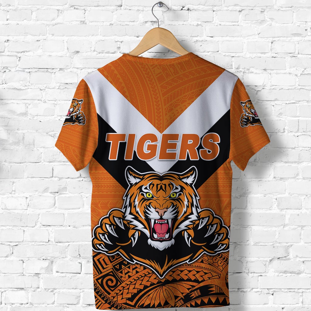 Papua New Guinea Lae Snax Tigers T Shirt Rugby Simple Style Orange LT8 - Wonder Print Shop