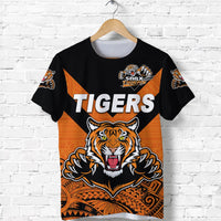 Custom Papua New Guinea Lae Snax Tigers T Shirt Rugby Original Style Orange, Custom Text And Number LT8 - Wonder Print Shop