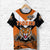 Papua New Guinea Lae Snax Tigers T Shirt Rugby Simple Style Black LT8 - Wonder Print Shop