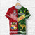 Custom Mate MaA Tonga Ngatu And Australia Kangaroos Aboriginal T Shirt Rugby Together LT8 - Wonder Print Shop