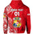 (VAVAU LAHI) Tonga Hoodie Coat Of Arms Simple Vibes Bright Red LT8 - Wonder Print Shop
