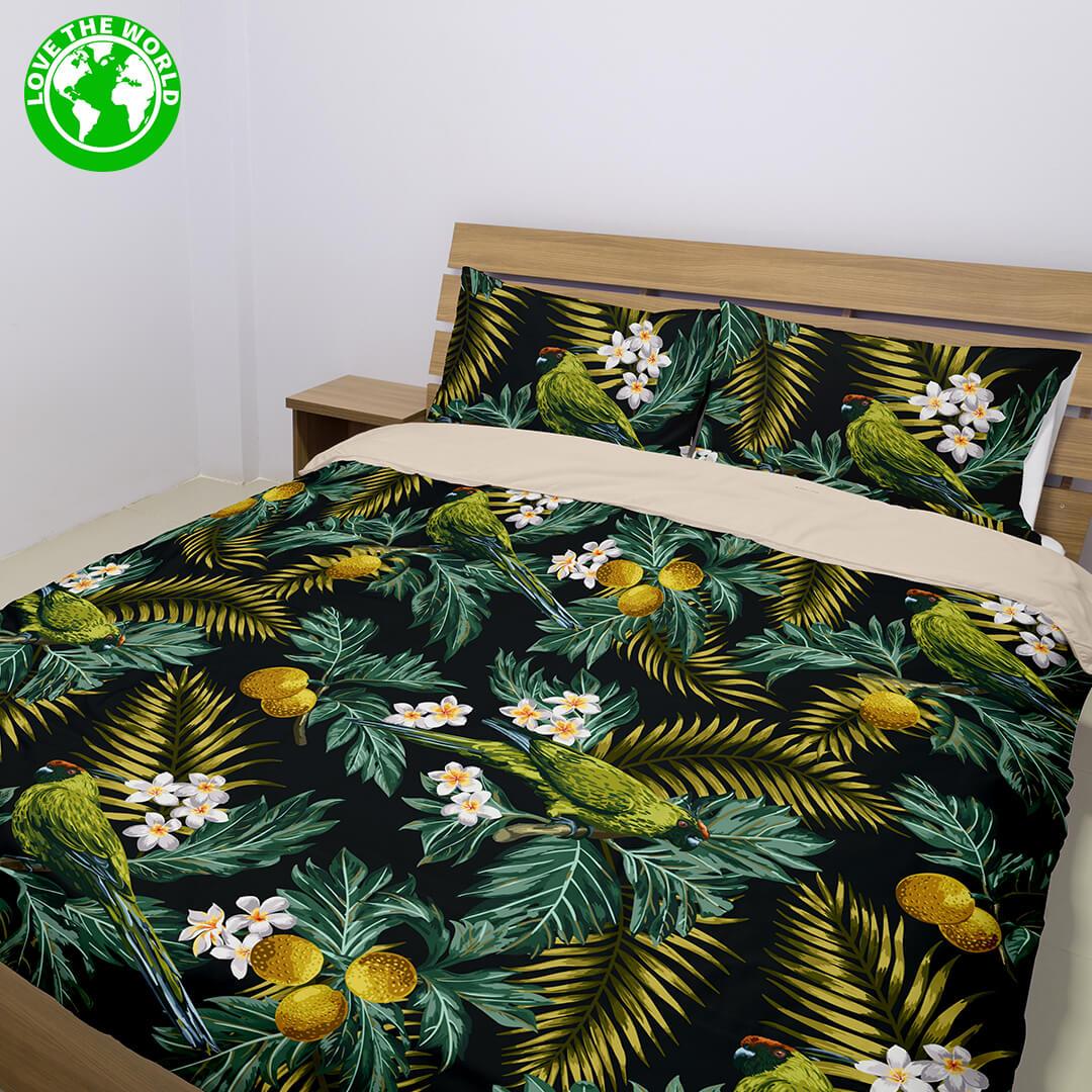 hawaii-tropical-bedding-set-palila-bird-duvet-cover-and-pillow-cover