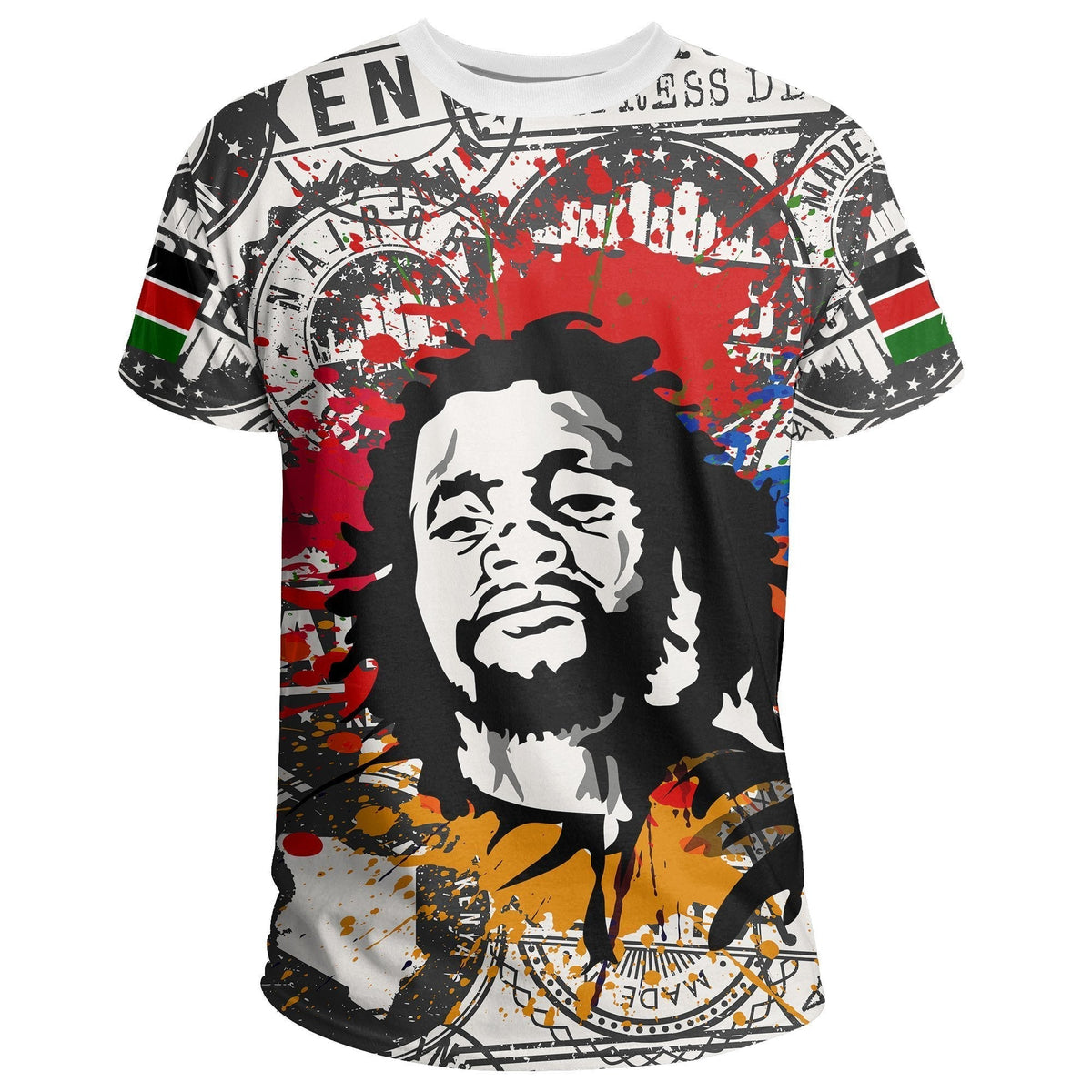 African T Shirt Kenya Dedan Kimathi African Tee - Wonder Print Shop