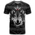 Native American Tribal Pattern With Wolf Born Wild T Shirt TS07 - Wonder Print Shop