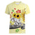 Autism Acceptance Month - Elephant With Sunflower Women V Neck T Shirt TS07 - Wonder Print Shop