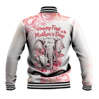 Personalised Mother's Day Elephant Mom & Baby First Mother Day Together Baseball Jacket TS07 - Wonder Print Shop