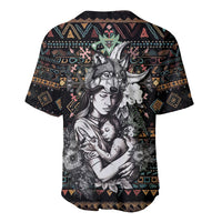 Native American Clothing - In Mother's Cradle Baseball Jersey TS07 - Wonder Print Shop