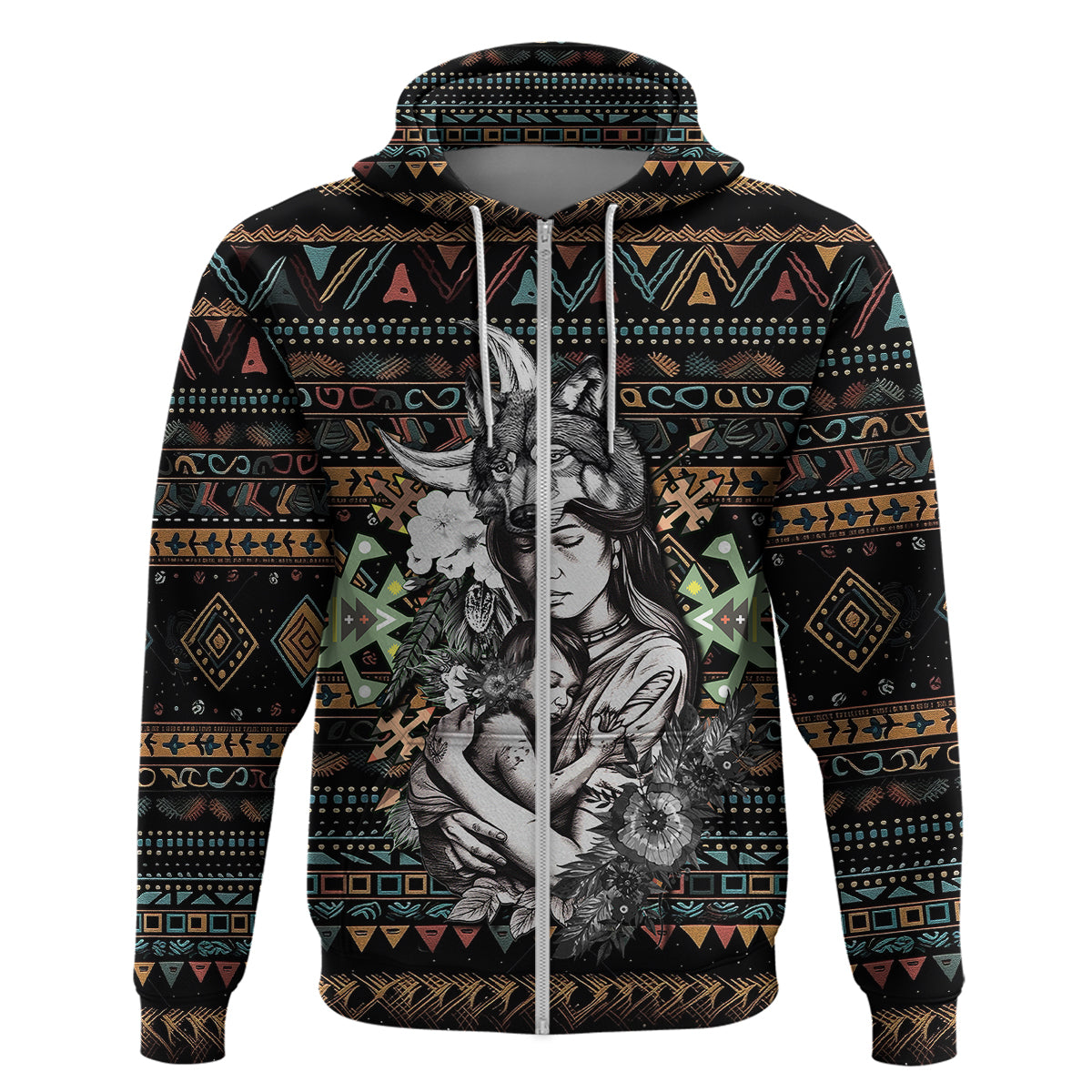 Native American Clothing In Mothers Cradle Hoodie TS07 - Wonder Print Shop