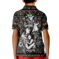 Native American Clothing In Mothers Cradle Polo Shirt for Kid TS07 - Wonder Print Shop