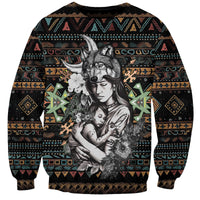 Native American Clothing - In Mother's Cradle Sweatshirt TS07 - Wonder Print Shop