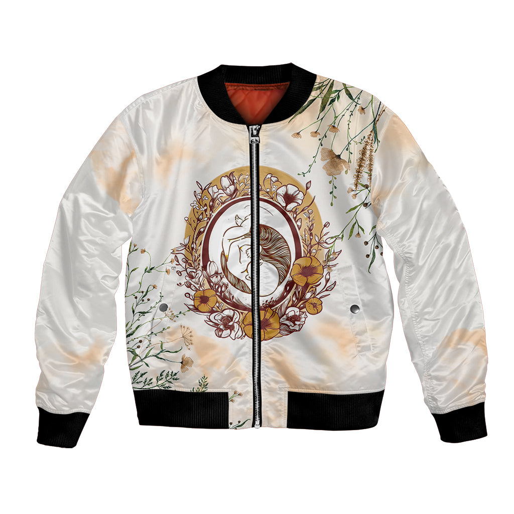 First Mother's Day - Expecting Mom With Baby Bomber Jacket TS07 - Wonder Print Shop