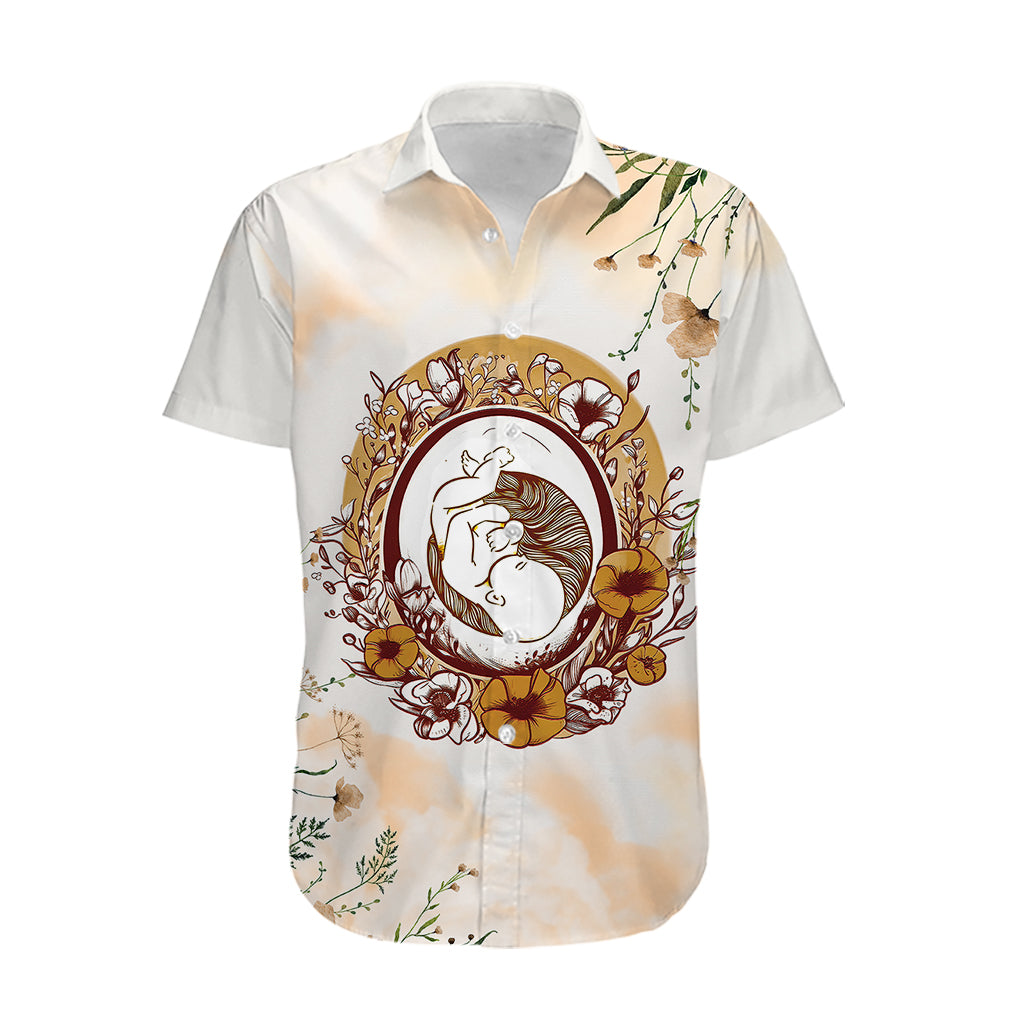 First Mother's Day - Expecting Mom With Baby Hawaiian Shirt TS07 - Wonder Print Shop