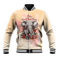 Then World Best Mom Now World Greatest Grandma - Mother's Day Baseball Jacket TS07 - Wonder Print Shop