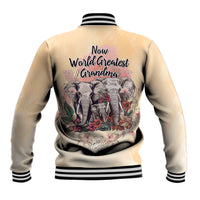 Then World Best Mom Now World Greatest Grandma - Mother's Day Baseball Jacket TS07 - Wonder Print Shop