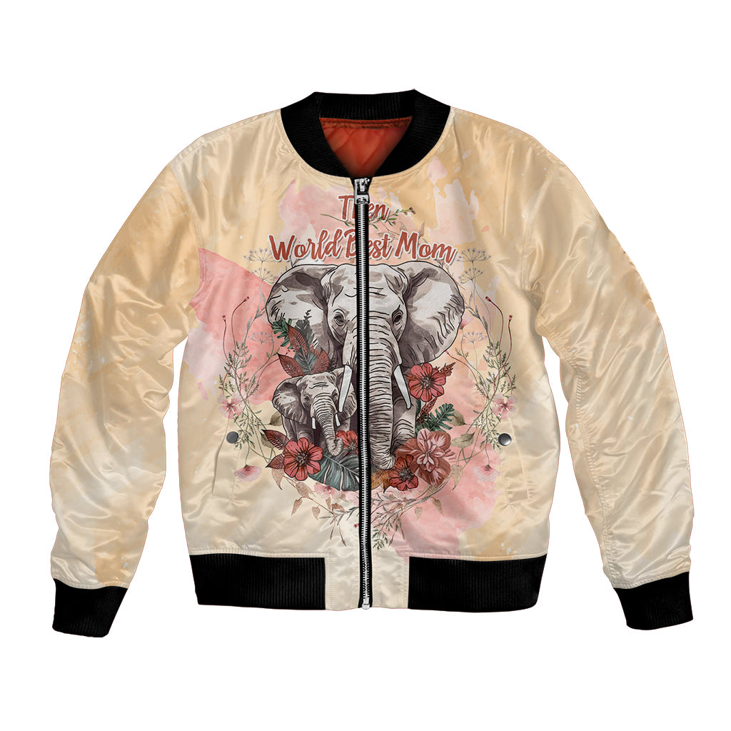 Then World Best Mom Now World Greatest Grandma - Mother's Day Bomber Jacket TS07 - Wonder Print Shop