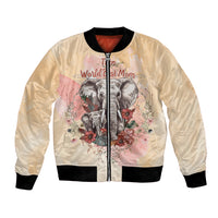 Then World Best Mom Now World Greatest Grandma - Mother's Day Bomber Jacket TS07 - Wonder Print Shop
