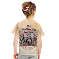 Then World Best Mom Now World Greatest Grandma - Mother's Day Kid T Shirt TS07 - Wonder Print Shop