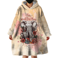Then World Best Mom Now World Greatest Grandma - Mother's Day Wearable Blanket Hoodie TS07 - Wonder Print Shop