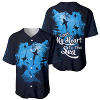 World Ocean Day Baseball Jersey Lost My Heart To The Sea TS07 - Wonder Print Shop