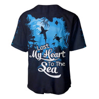 World Ocean Day Baseball Jersey Lost My Heart To The Sea TS07 - Wonder Print Shop