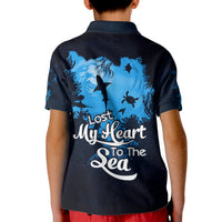 World Ocean Day Polo Shirt for Kid Lost My Heart To The Sea TS07 - Wonder Print Shop