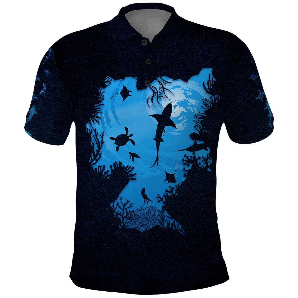 World Ocean Day Polo Shirt Lost My Heart To The Sea TS07 - Wonder Print Shop