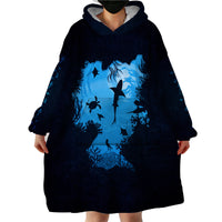 World Ocean Day Wearable Blanket Hoodie Lost My Heart To The Sea TS07 - Wonder Print Shop