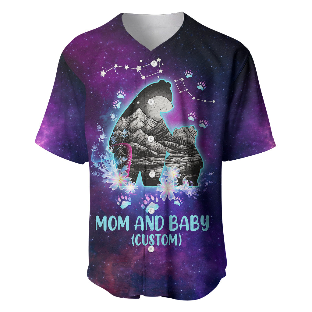 Personalised Mom & Baby Baseball Jersey Ursa Major Constellation TS07 - Wonder Print Shop