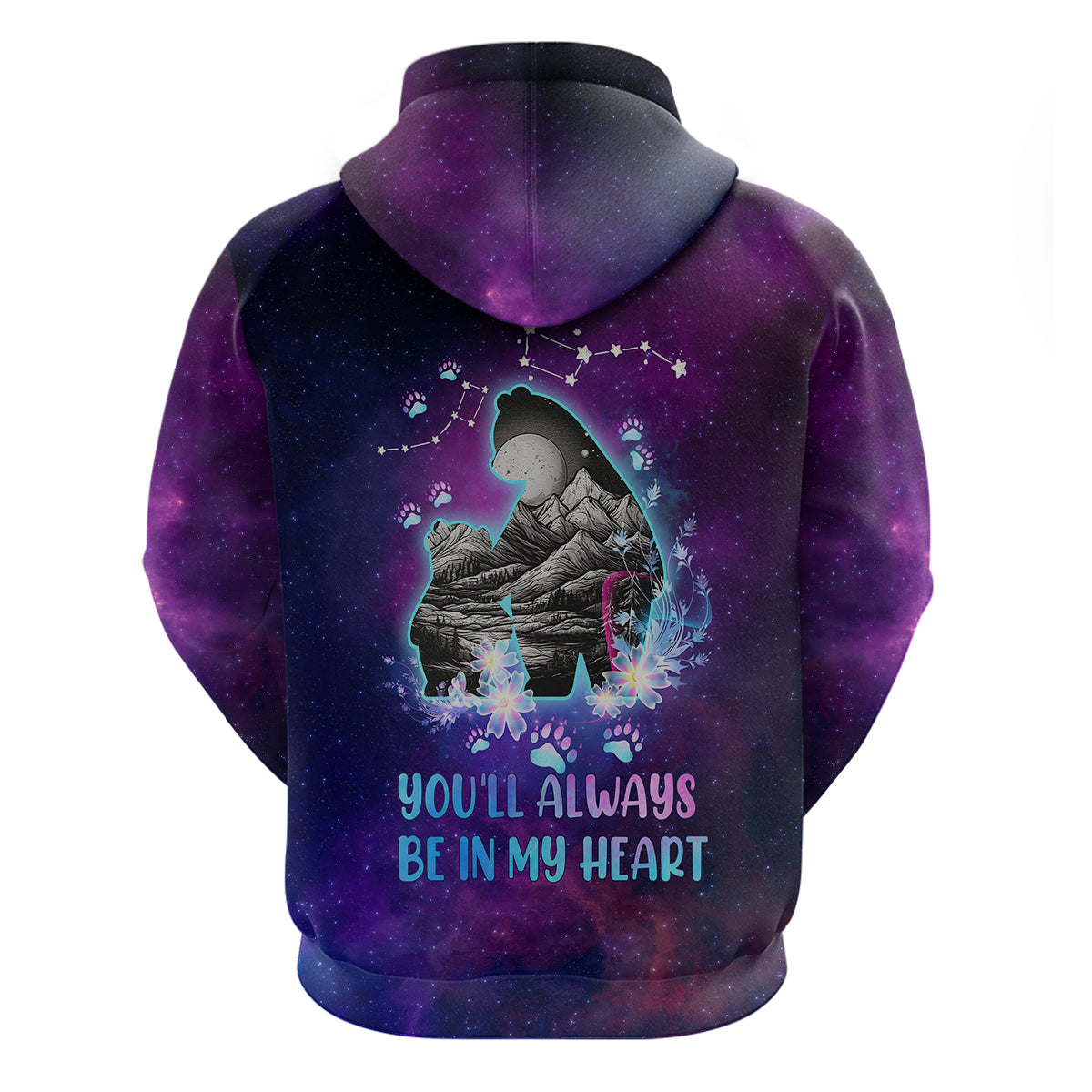 Custom Mom & Baby Hoodie Ursa Major Constellation TS07 - Wonder Print Shop