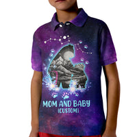 Custom Mom and Baby Polo Shirt for Kid Ursa Major Constellation TS07 - Wonder Print Shop