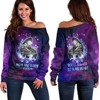 Personalised Mom & Baby Off Shoulder Sweater Ursa Major Constellation TS07 - Wonder Print Shop