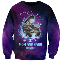 Personalised Mom & Baby Sweatshirt Ursa Major Constellation TS07 - Wonder Print Shop