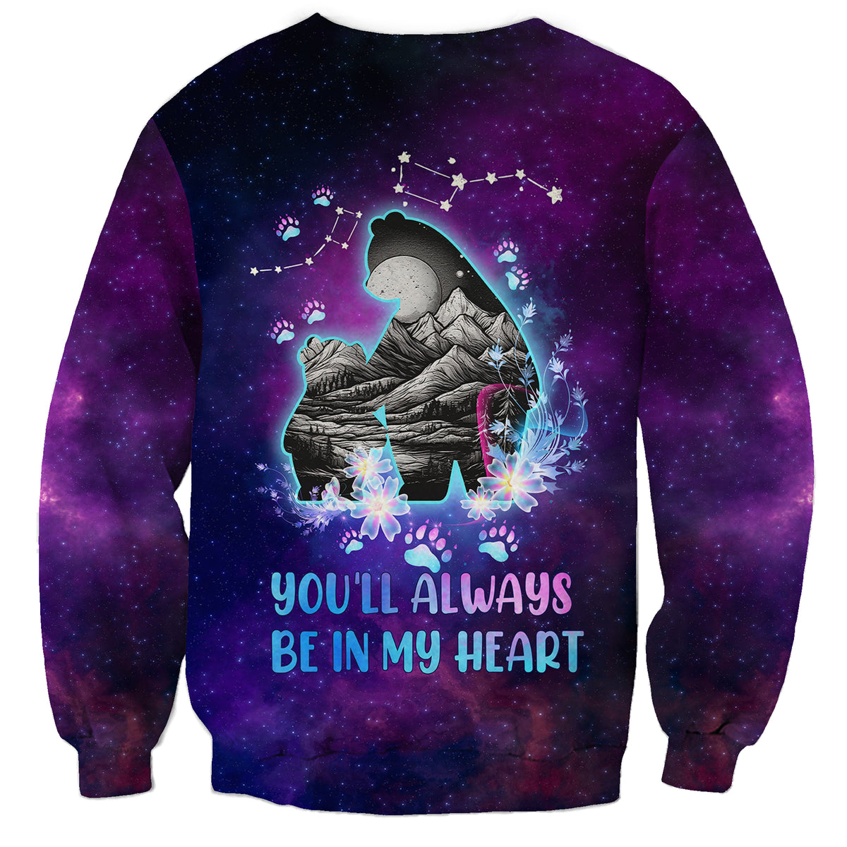 Personalised Mom & Baby Sweatshirt Ursa Major Constellation TS07 - Wonder Print Shop