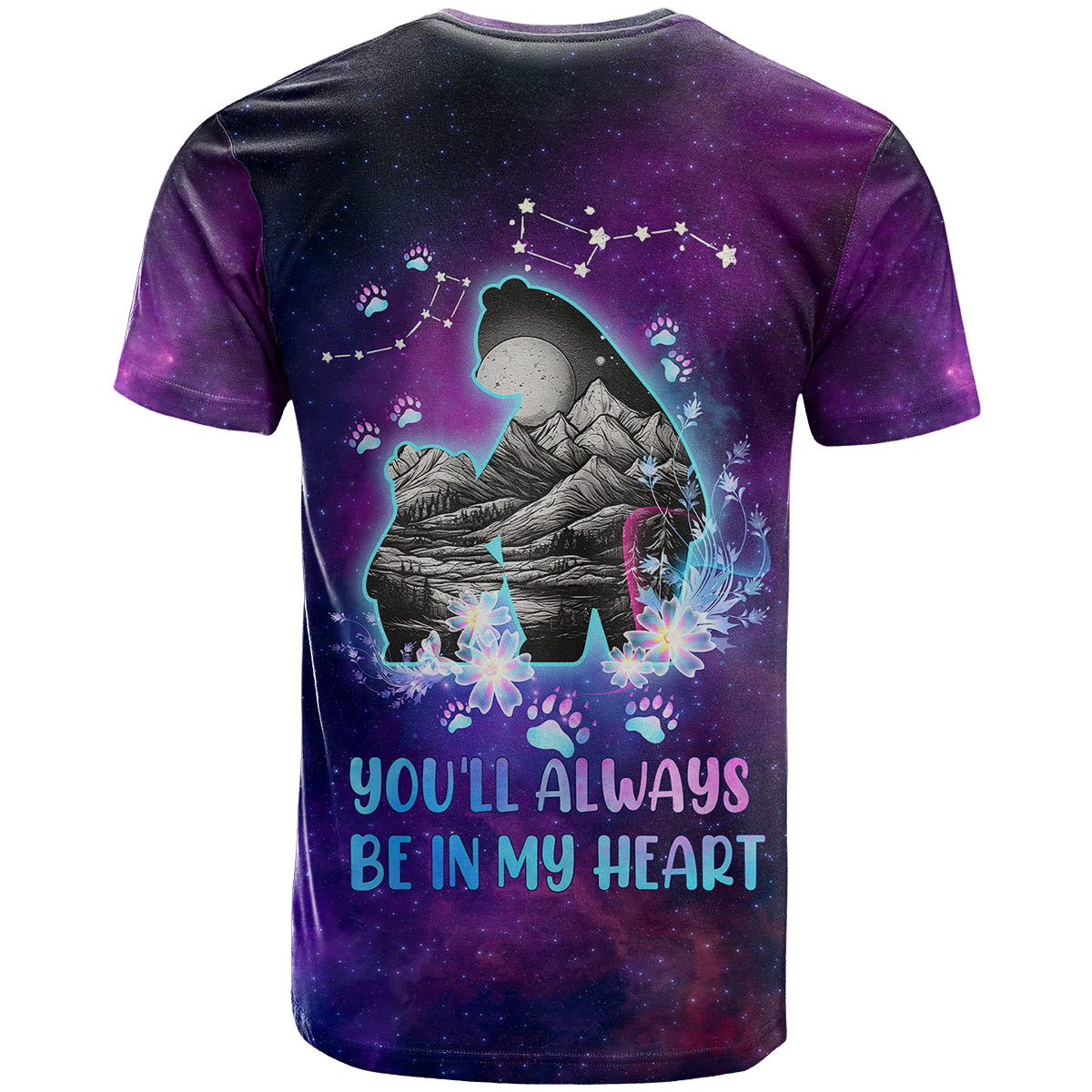 Personalised Mom & Baby T Shirt Ursa Major Constellation TS07 - Wonder Print Shop