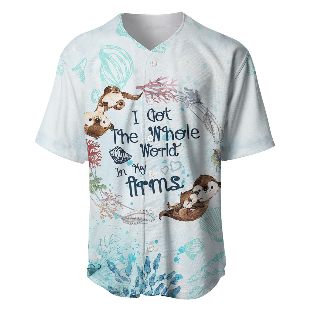Mom Love You Like No Otter Baseball Jersey TS07 - Wonder Print Shop